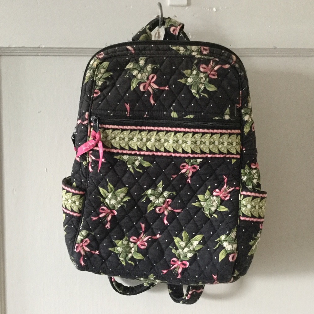 Vera Bradley New Hope Pink Ribbon Backpack,Retired, Rare